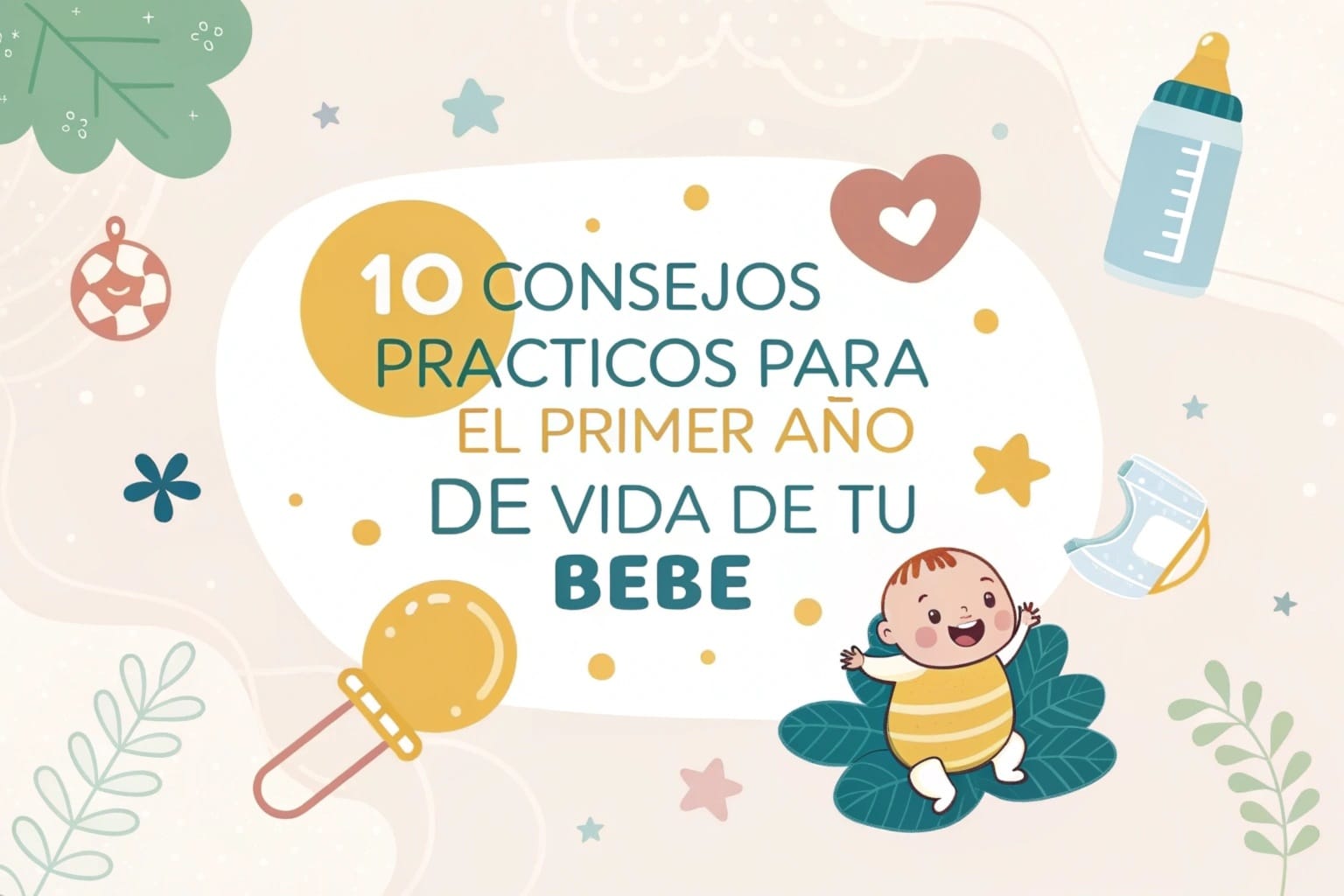 En este momento estás viendo 10 consejos prácticos para el primer año de vida de tu bebé