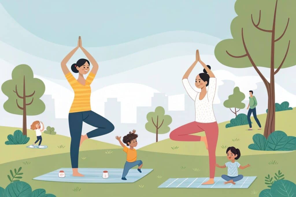 Lee más sobre el artículo Beneficios del yoga para madres e hijos: actividades en conjunto