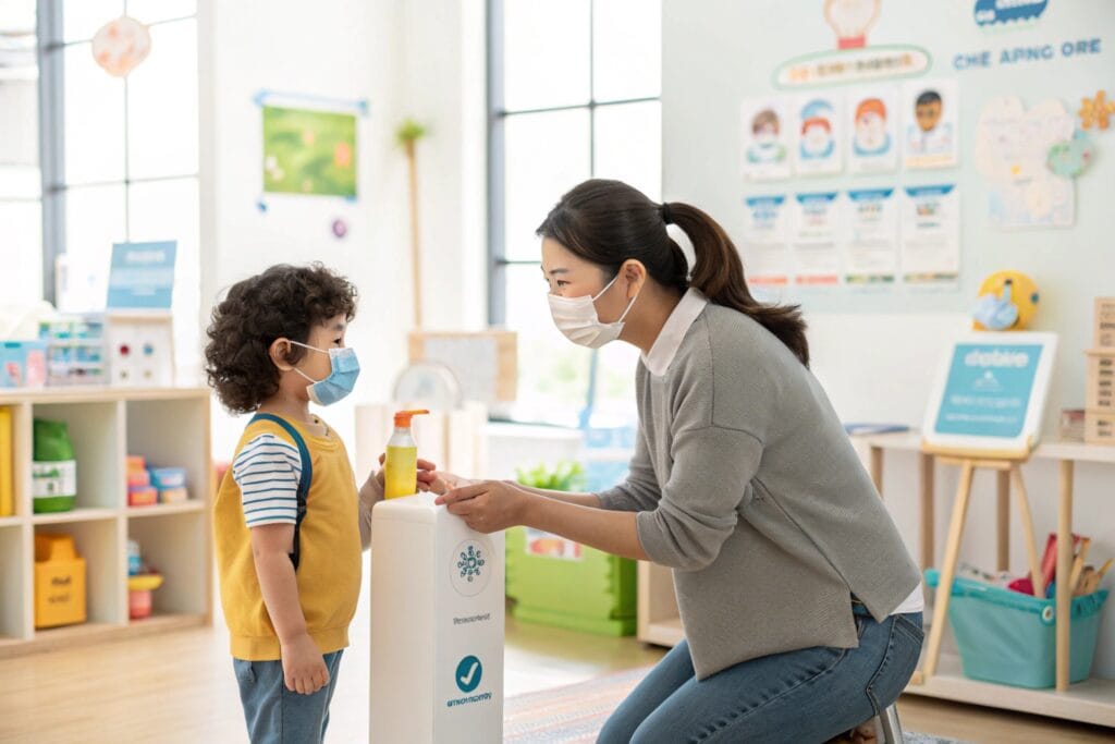 Lee más sobre el artículo Cómo proteger a tus hijos de infecciones en la guardería