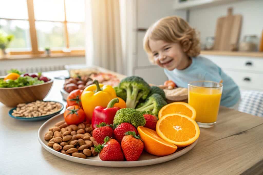 Lee más sobre el artículo Qué alimentos ayudan a fortalecer el sistema inmunológico infantil