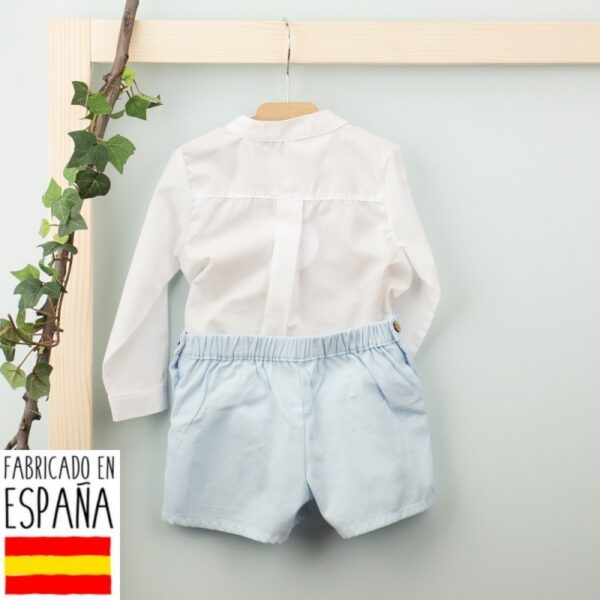 Conjunto camisa cuello mao cerdeña BABIDÚ - Imagen 7