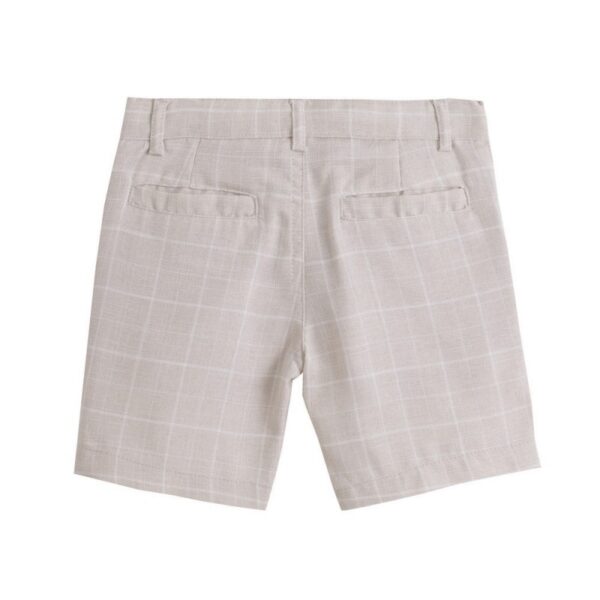 Bermudas a cuadros beige-ALM-JBV98262 - Imagen 2