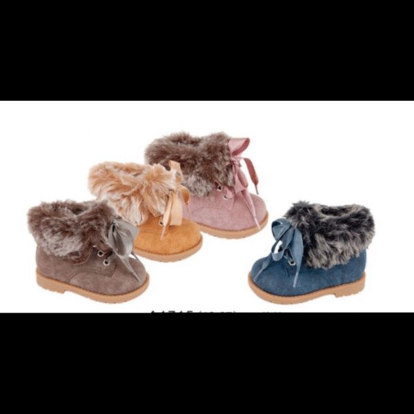 Botines Cordones Lazo con Pelo Bubble - Imagen 2