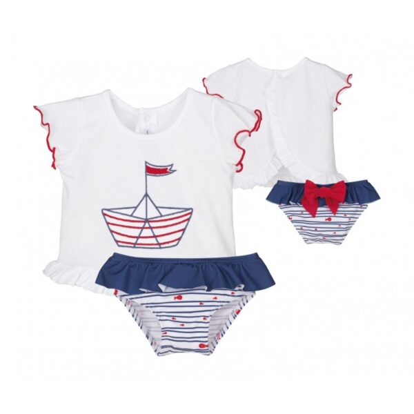 Conjunto baño barquito Calamaro Baby