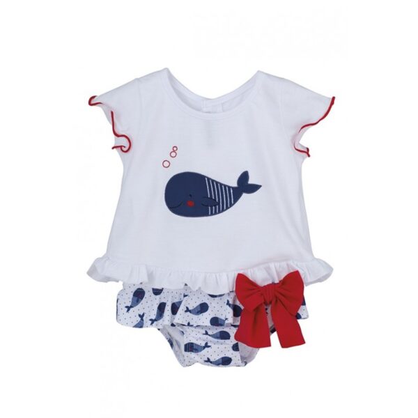 Conjunto baño ballenita Calamaro Baby