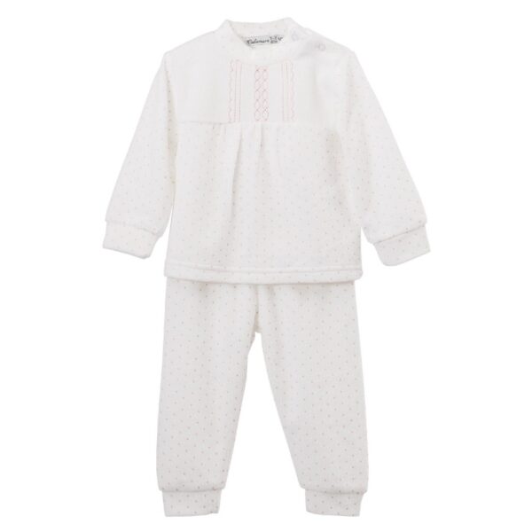 Pijama largo tundido bebé niña Lunar