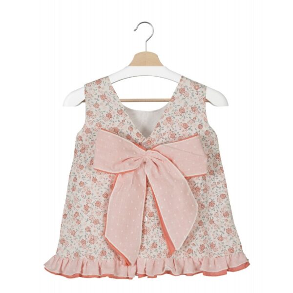 Vestido Bebé Estampado Floral Ninfa Excellent - Calamaro Baby - Imagen 4