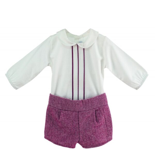 Camisa Manga Larga y Pantalón Corto Calamaro - Imagen 2
