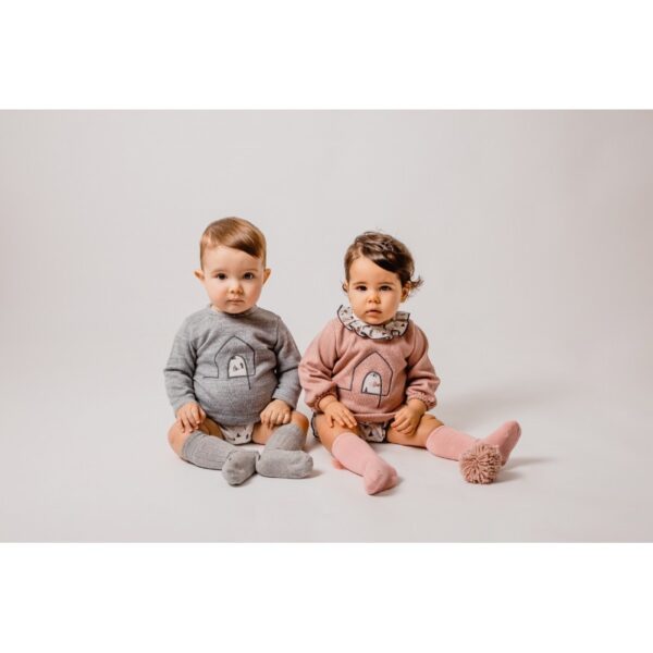 Conjunto pololo Terra cuello volante Calamaro Baby