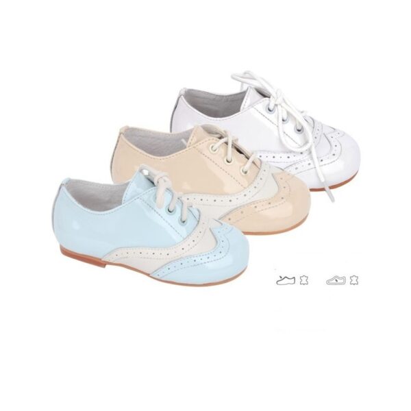 Mocasín Piel Cierre Cordones Bubble