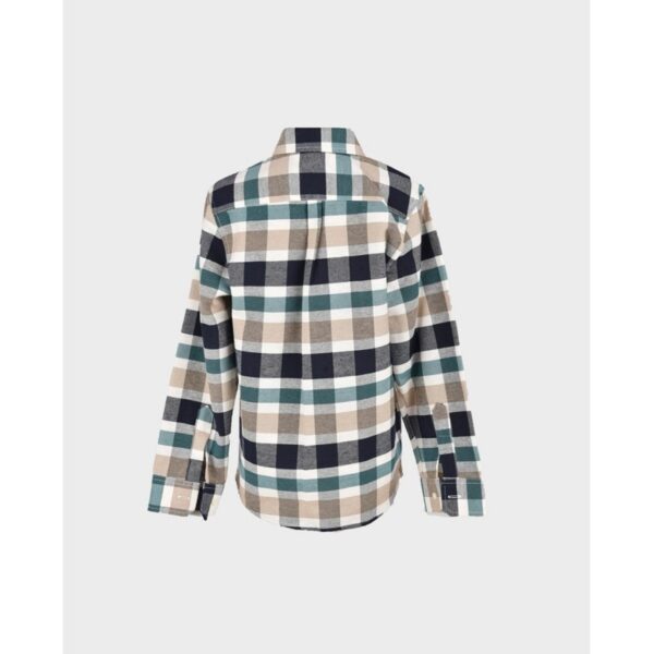 Camisa niño cuadros tricolor manga larga La Ormiga