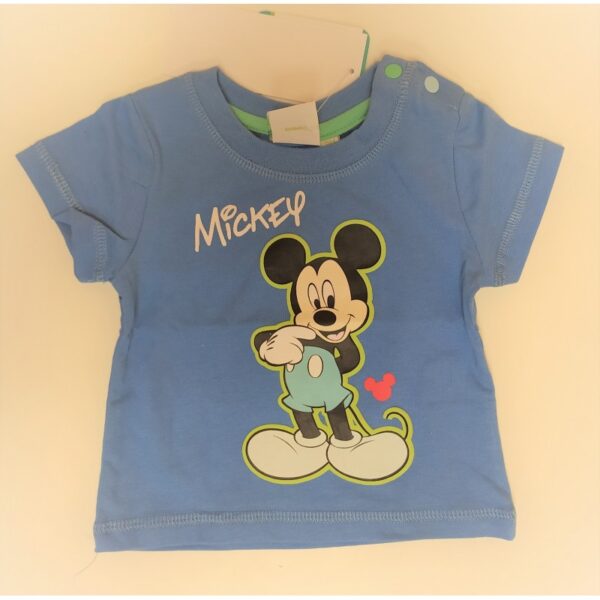 Camiseta manga corta bebe niño mickey - Imagen 4