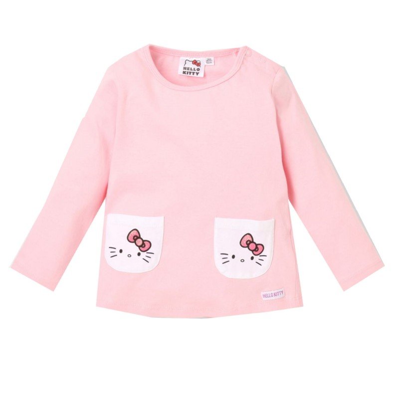 Camiseta bebé niña manga larga Hello Kitty