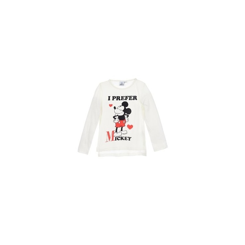 Camiseta manga larga 100% algodón niña