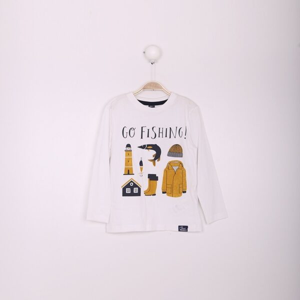 Camiseta niño manga larga mar STREET MONKEY - Imagen 3