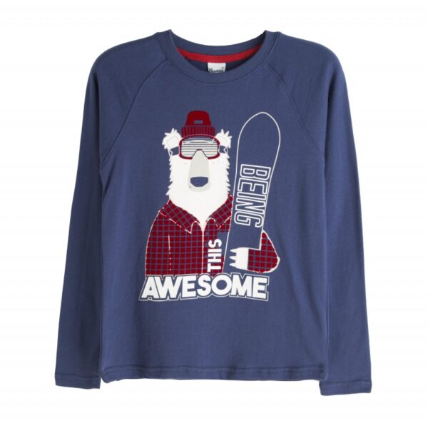 Camiseta oso esquiador - Newness - KBI06437 - Imagen 7