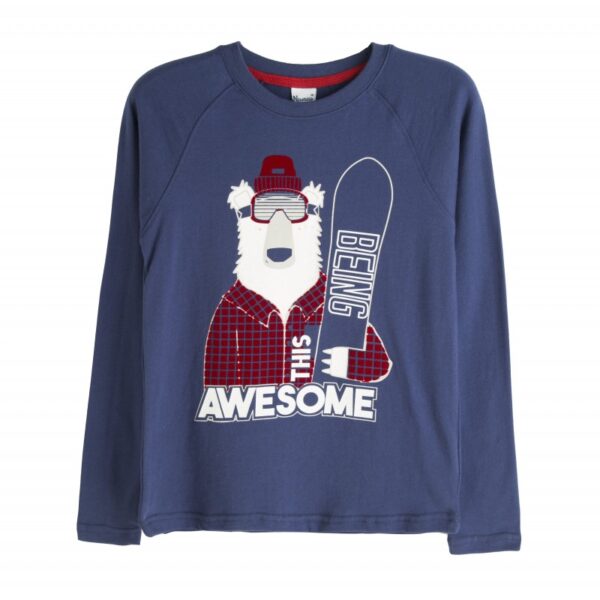 Camiseta oso esquiador - Newness - KBI06437 - Imagen 5