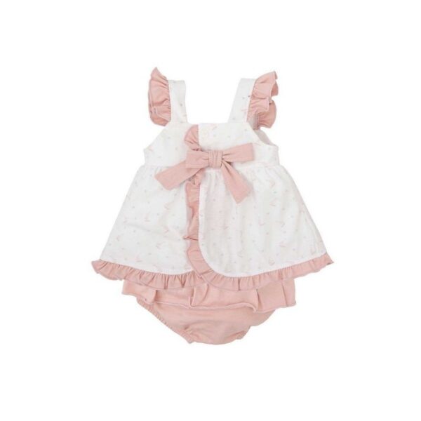Conjunto ranita + camiseta bebé niña Loto-43239-Babidu - Imagen 2