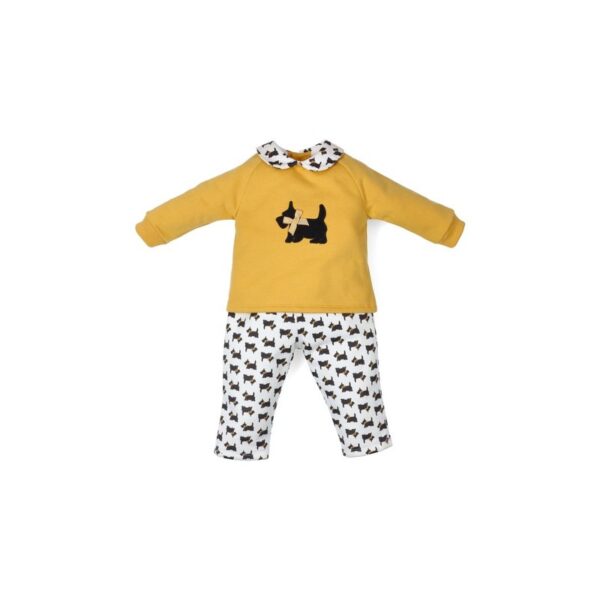 Conjunto largo algodón bebé perritos-Tony Bambino