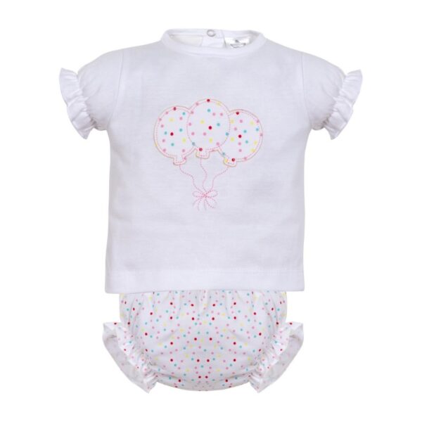 Conjunto corto algodón 2 piezas  bebe-MN8514-Minhon