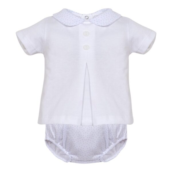 Conjunto 2 piezas manga corta cuello bebe-ALM-MN8533-MINHON