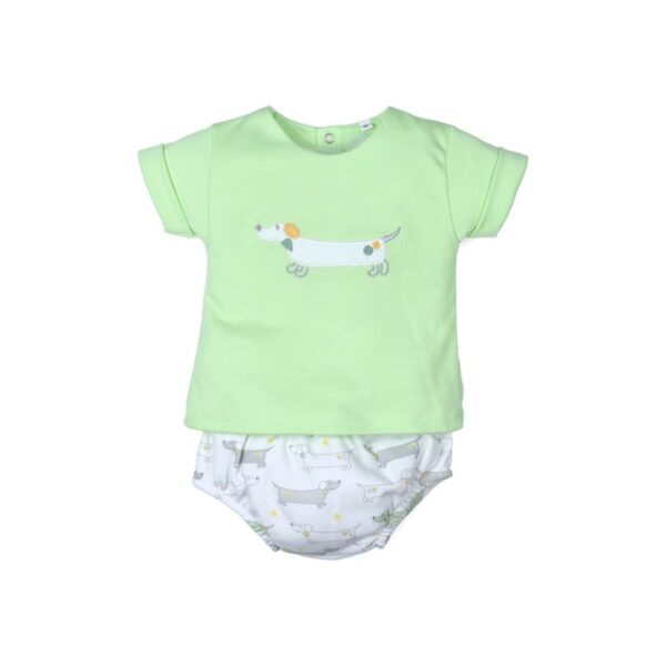 Conjunto corto bebé Perritos -Tony Bambino