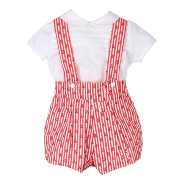 Conjunto corto bebé anclas Tony Bambino