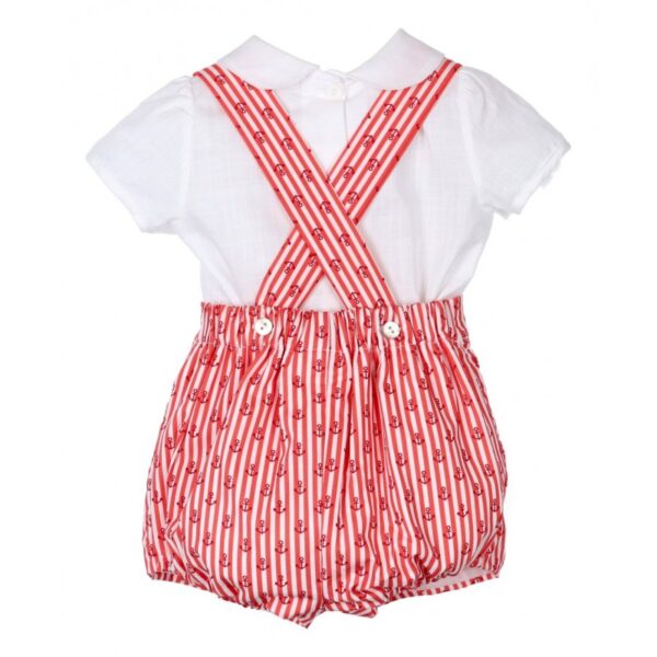 Conjunto corto bebé anclas Tony Bambino