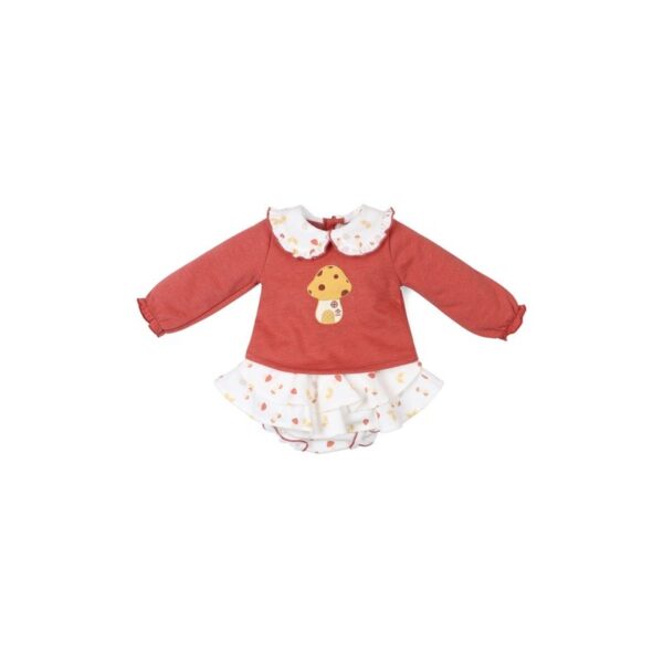 Conjunto de 2 piezas para bebé niña Setas-28421-Tony Bambino