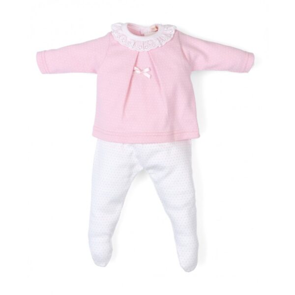 Conjunto largo algodón topitos Tony Bambino