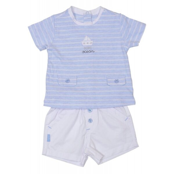 Conjunto corto bebé  "MINI OCEAN"-Yatsi