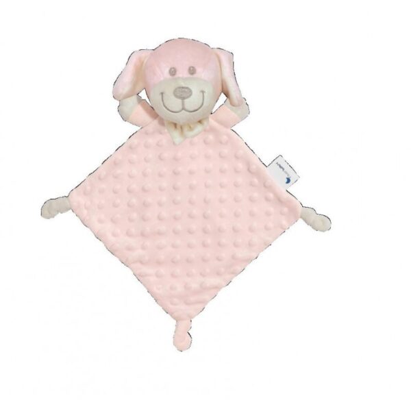 Doudou burbujas modelo perrito tejido tundosado-ALM-DU005-Interbaby