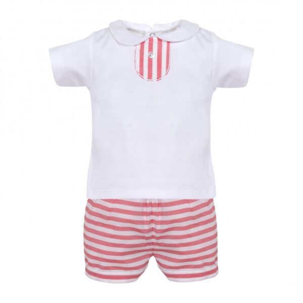 Conjuntos 2 piezas bebe niño ( camiseta + pantalon corto ) MN8557-Minhon - Imagen 2