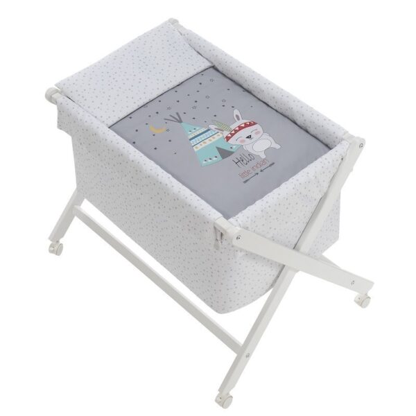 Minicuna madera tijera modelo tipi oso-Interbaby - Imagen 2