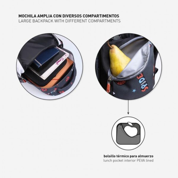 Mochila escolar mediana 42 cm Spiderman
