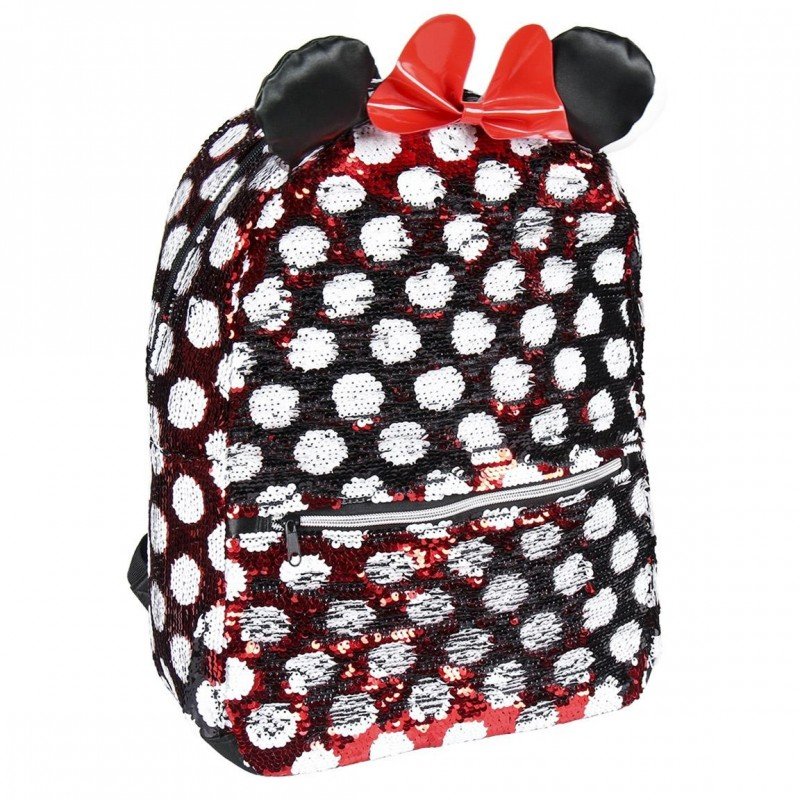 Mochila escolar metalizada Minnie