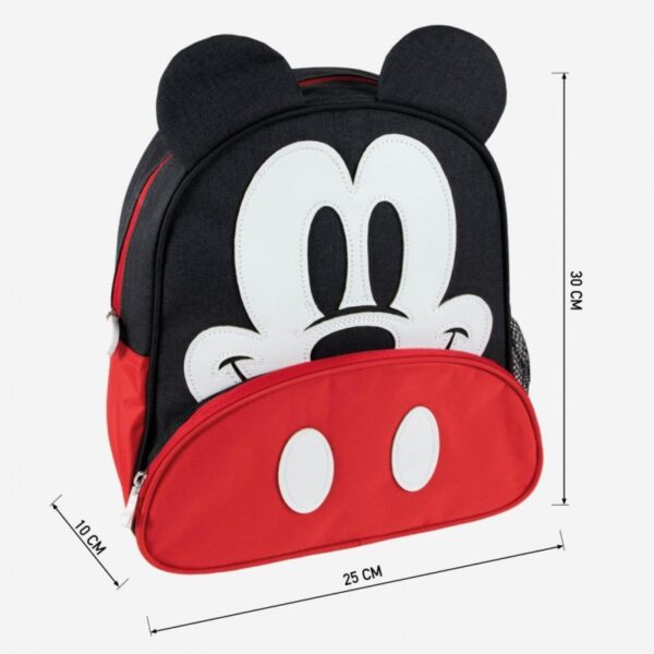 Mochila Infantil Escolar con Aplicaciones Mickey