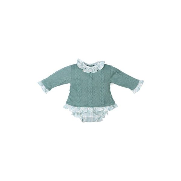 Conjunto 2 piezas bebé niña con cubrepañal-30186-Tony Bambino