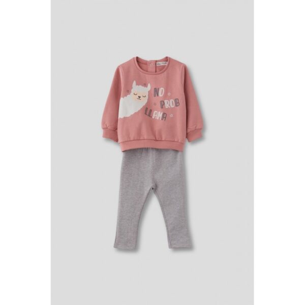 Conjunto 2 piezas bebé niña Yama-343070C-Street Monkey - Imagen 5