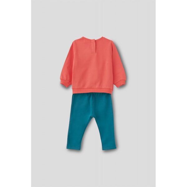 Conjunto 2 piezas bebé niña Yama-343070C-Street Monkey - Imagen 3