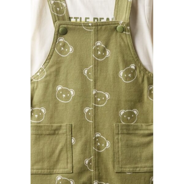 Conjunto 2 piezas peto corto bebé niño little bear Street Monkey
