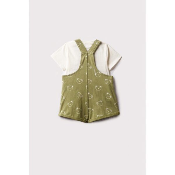 Conjunto 2 piezas peto corto bebé niño little bear Street Monkey