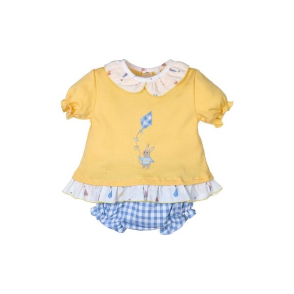 Conjunto corto niña conejito