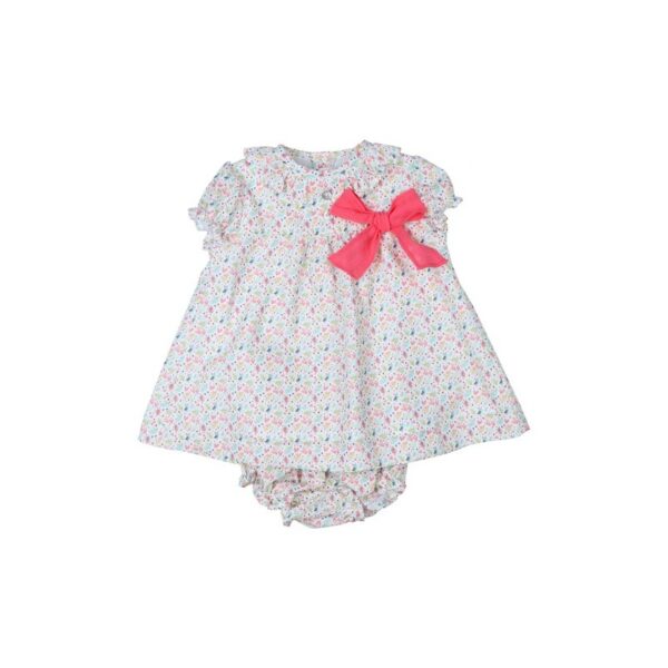 Conjunto corto vestido bebé niña estampado