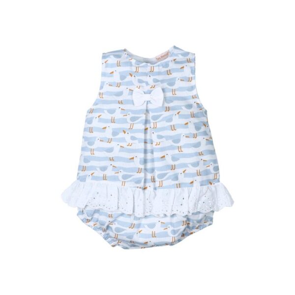 Conjunto corto bebé niña Gaviota Tony Bambino