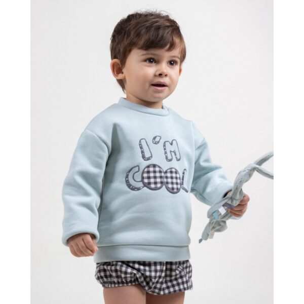 Conjunto manga larga pololo Segre bebé niño-11046-Calamaro Baby