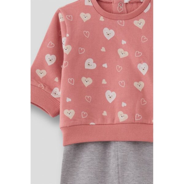 Conjunto sport 2 piezas bebé niña Heart-341002-Street Monkey - Imagen 3