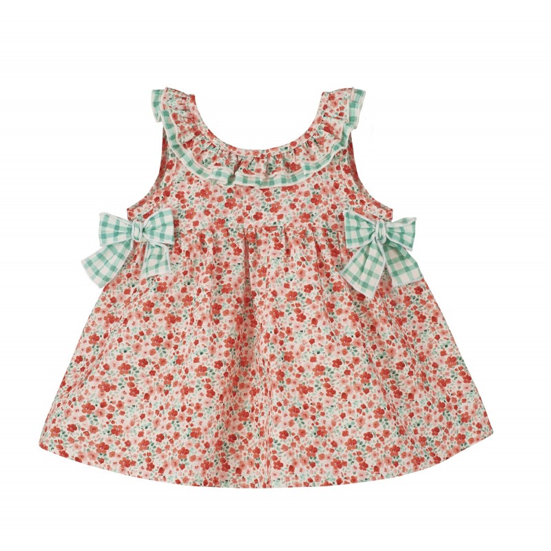 Vestido niña estampado floral Prunela Calamaro Baby