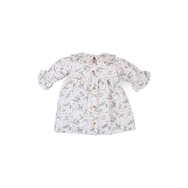 Vestido manga larga estampado para bebé niña-28208-Tony Bambino