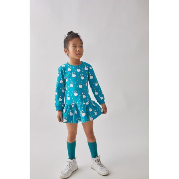 Vestido manga larga niña conejitos-343042-1-Street Monkey - Imagen 4